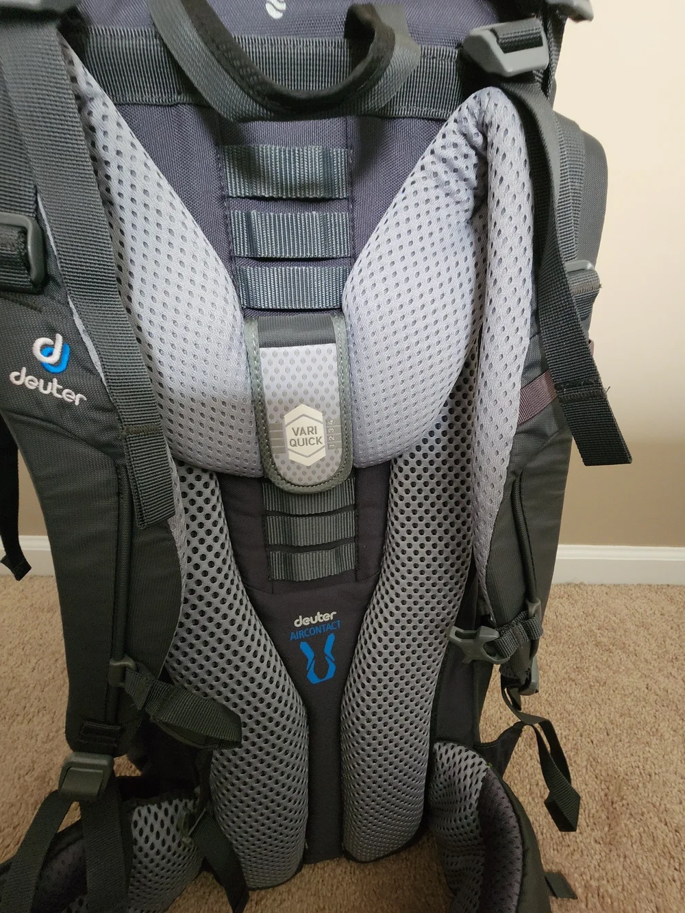 Deuter Aircontact Lite 50+10 Black Backpack